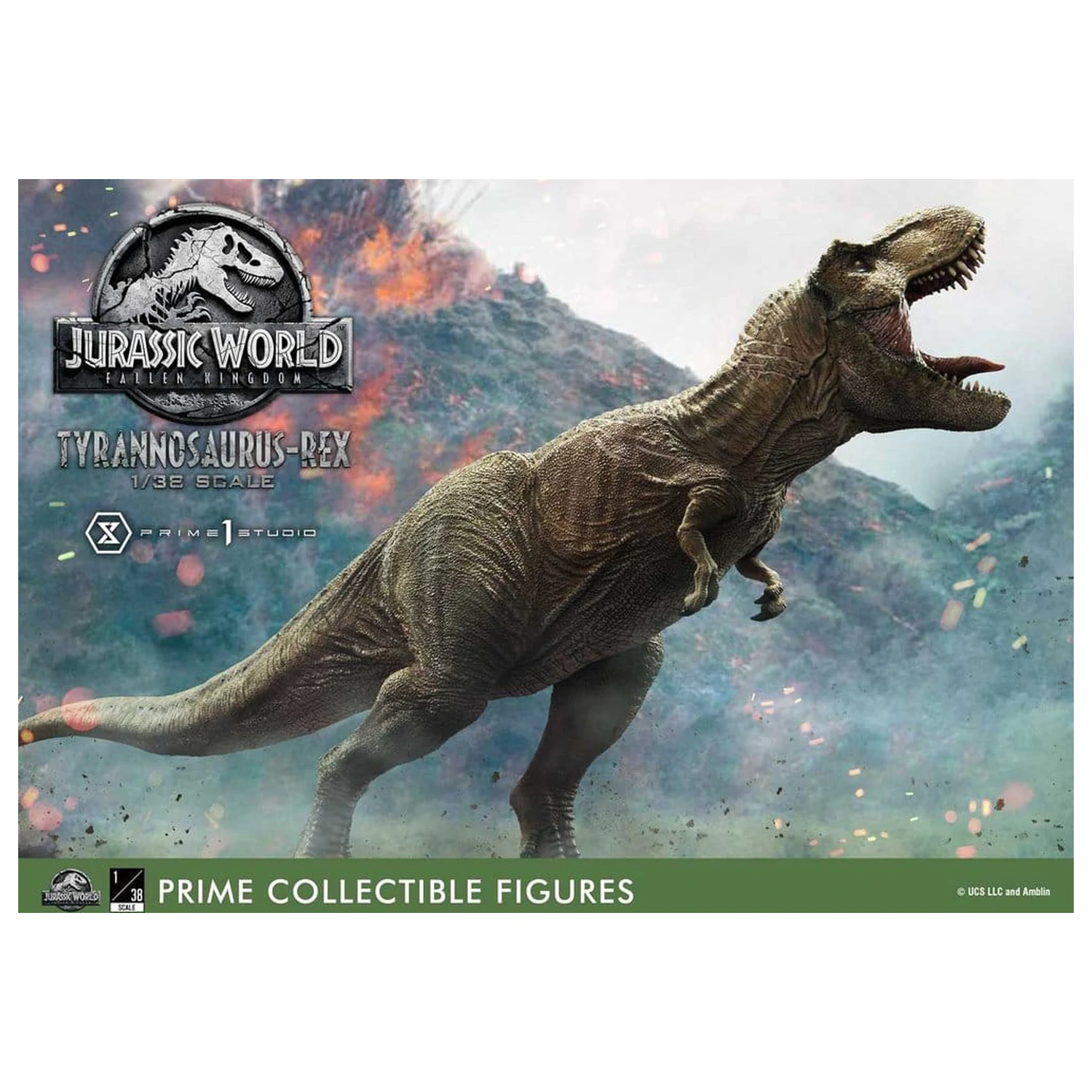Jurassic World: Fallen Kingdom (Film) Prime Collectible Figures kip 1/38 Tyrannosaurus Rex 23 cm fotografija izdelka