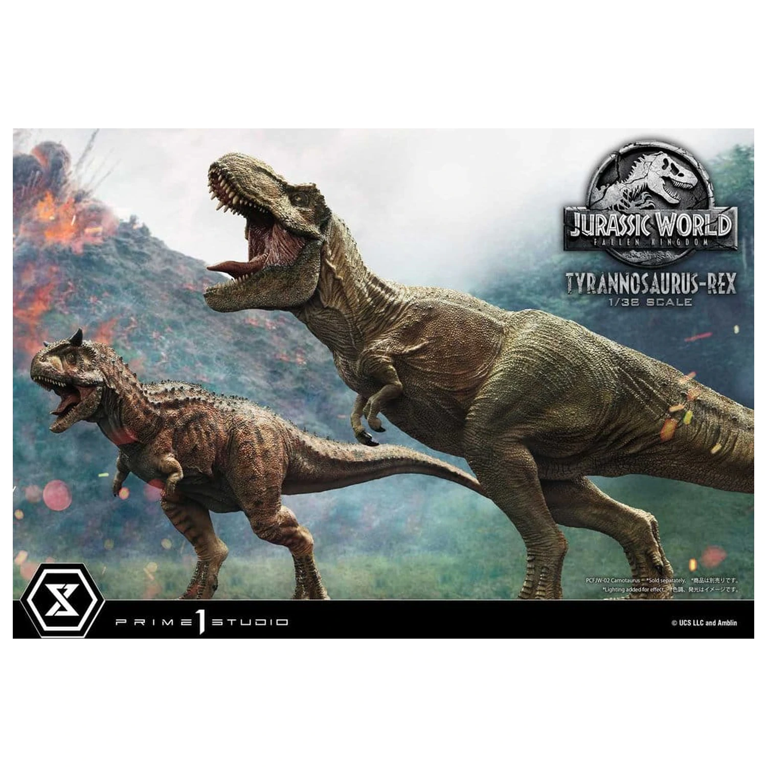 Jurassic World: Fallen Kingdom (Film) Prime Collectible Figures kip 1/38 Tyrannosaurus Rex 23 cm fotografija izdelka