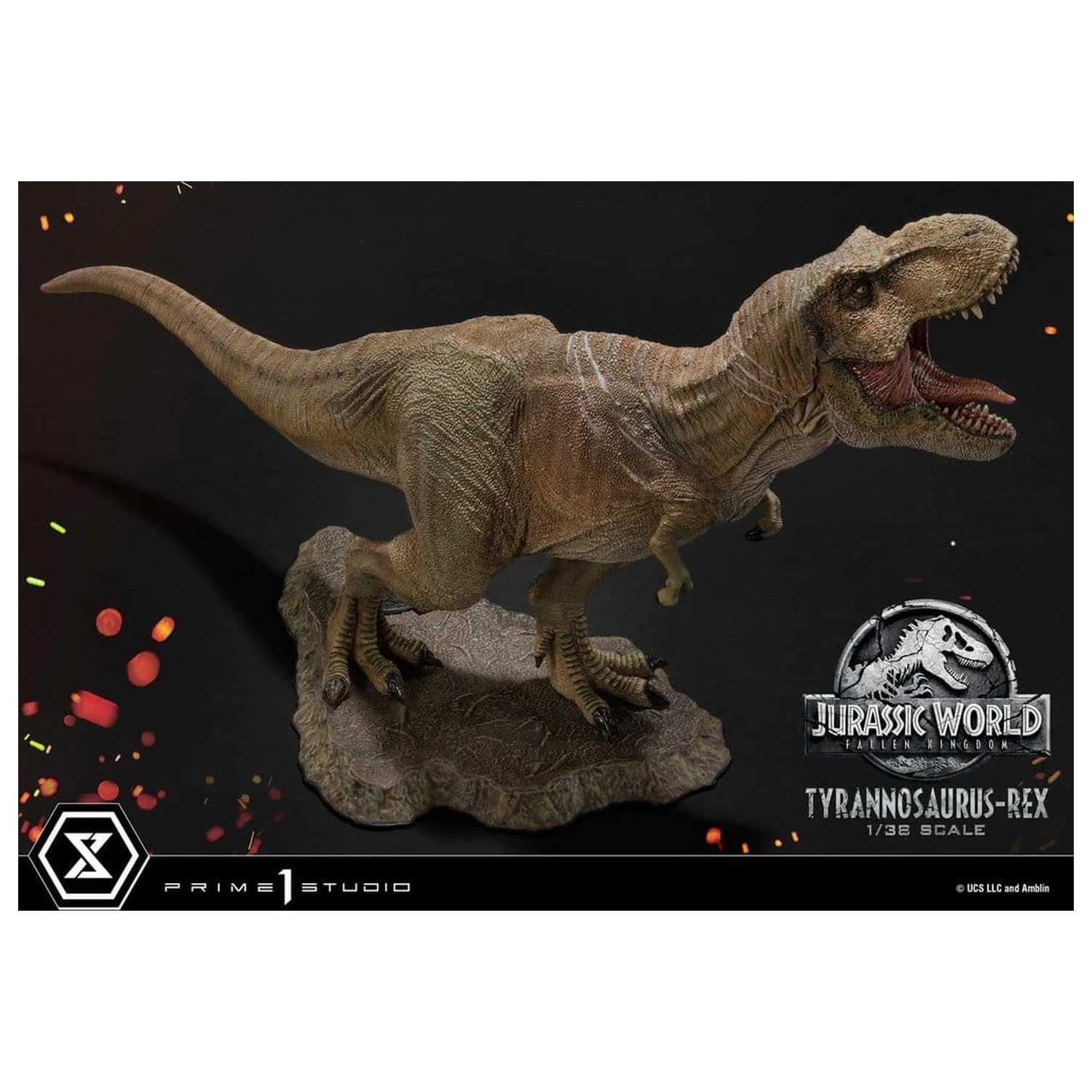 Jurassic World: Fallen Kingdom (Film) Prime Collectible Figures kip 1/38 Tyrannosaurus Rex 23 cm fotografija izdelka