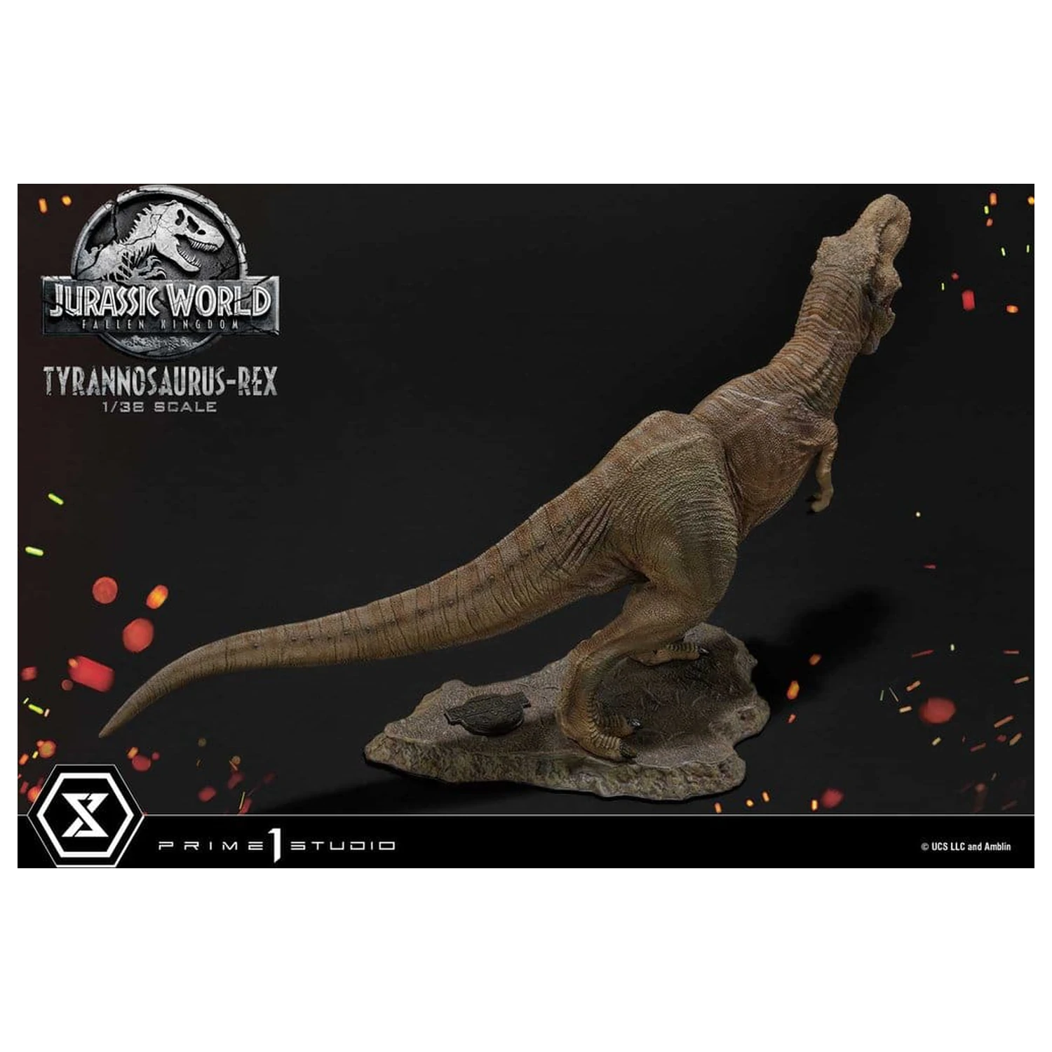 Jurassic World: Fallen Kingdom (Film) Prime Collectible Figures kip 1/38 Tyrannosaurus Rex 23 cm fotografija izdelka