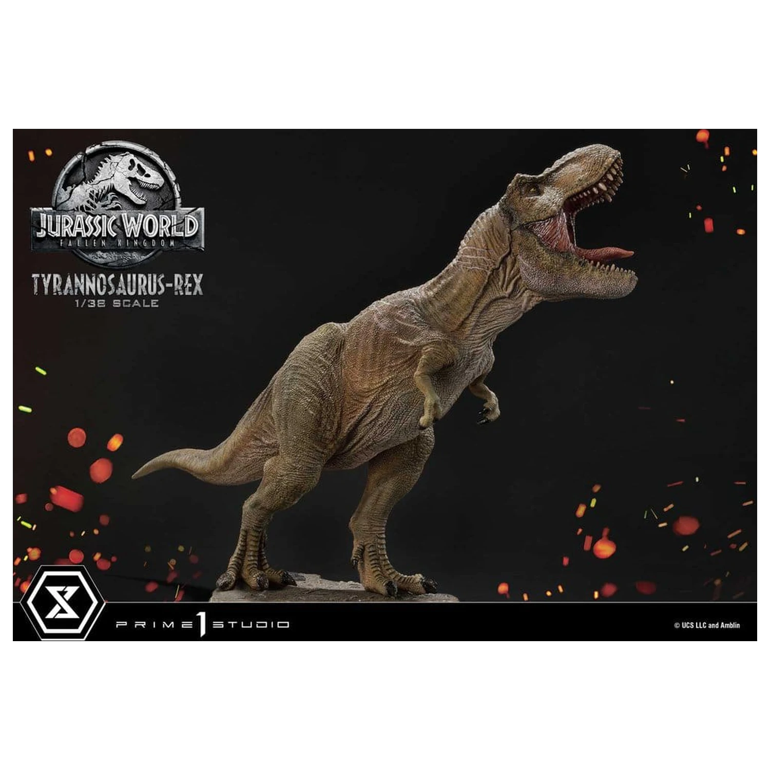 Jurassic World: Fallen Kingdom (Film) Prime Collectible Figures kip 1/38 Tyrannosaurus Rex 23 cm fotografija izdelka