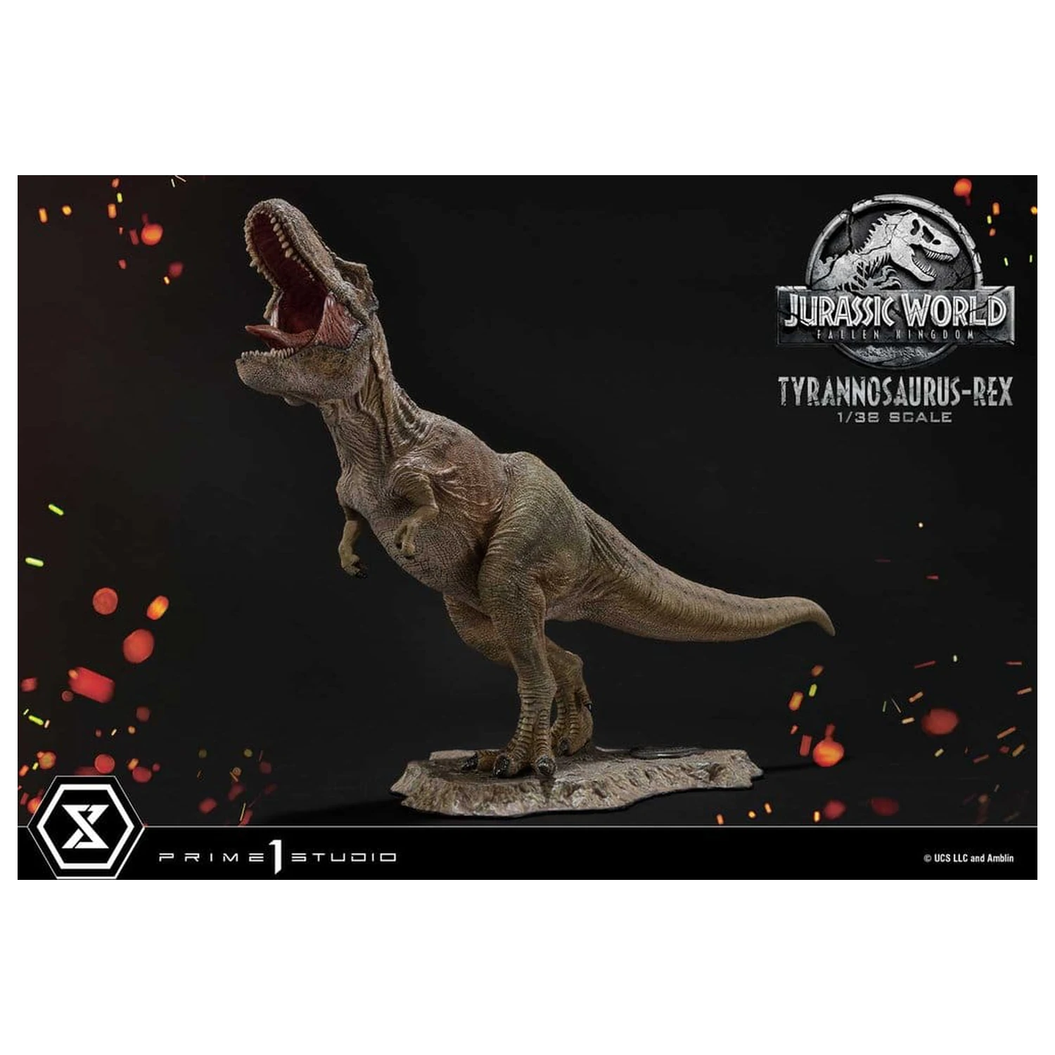 Jurassic World: Fallen Kingdom (Film) Prime Collectible Figures kip 1/38 Tyrannosaurus Rex 23 cm fotografija izdelka
