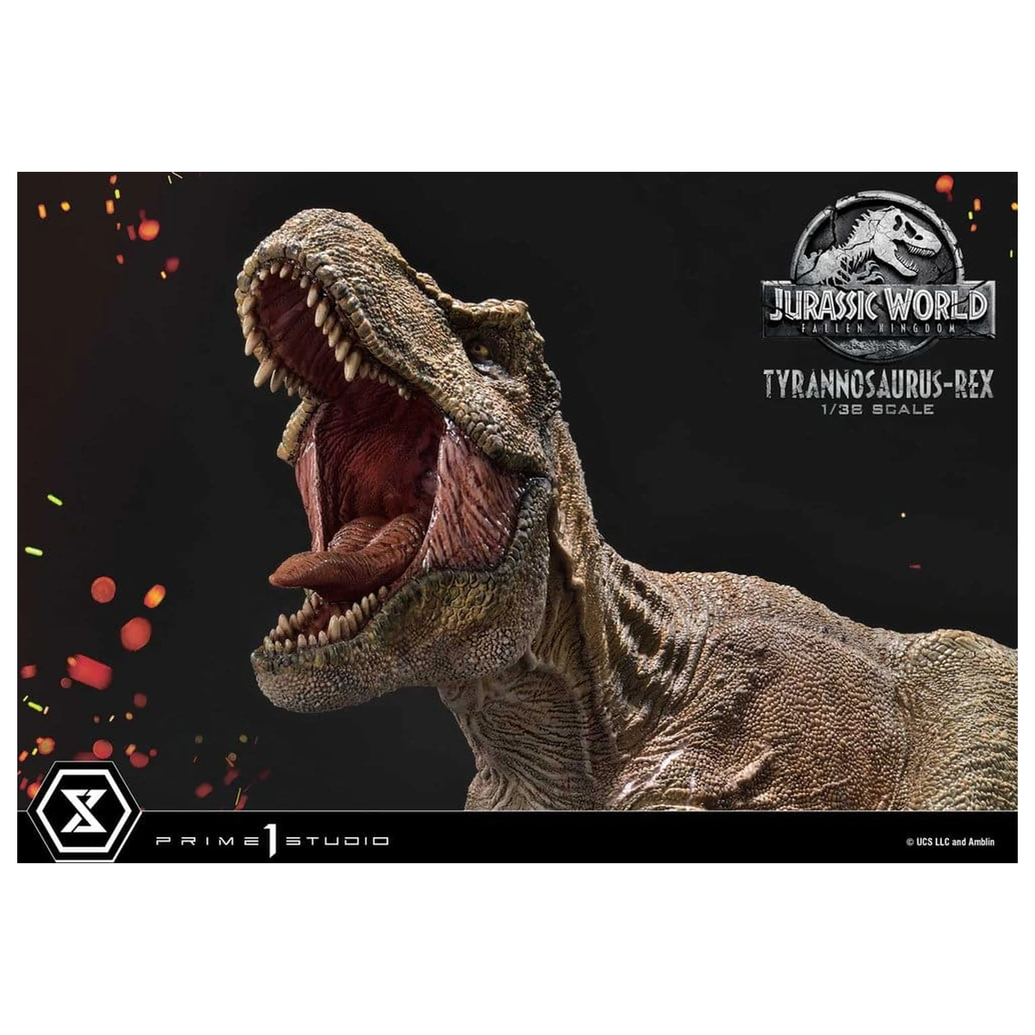 Jurassic World: Fallen Kingdom (Film) Prime Collectible Figures kip 1/38 Tyrannosaurus Rex 23 cm fotografija izdelka