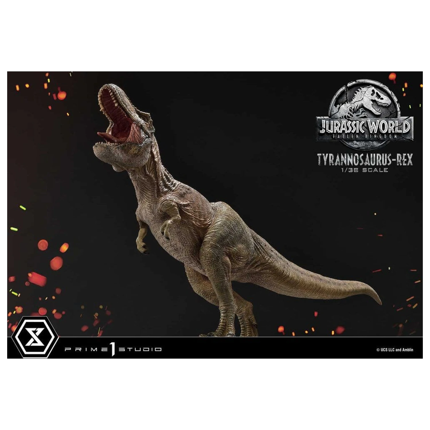 Jurassic World: Fallen Kingdom (Film) Prime Collectible Figures kip 1/38 Tyrannosaurus Rex 23 cm fotografija izdelka