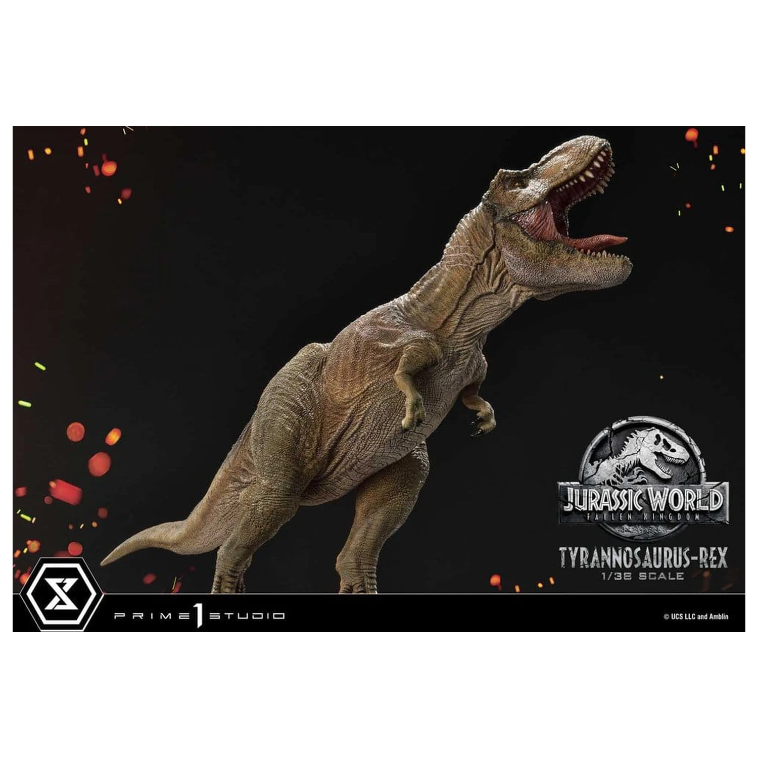 Jurassic World: Fallen Kingdom (Film) Prime Collectible Figures kip 1/38 Tyrannosaurus Rex 23 cm fotografija izdelka