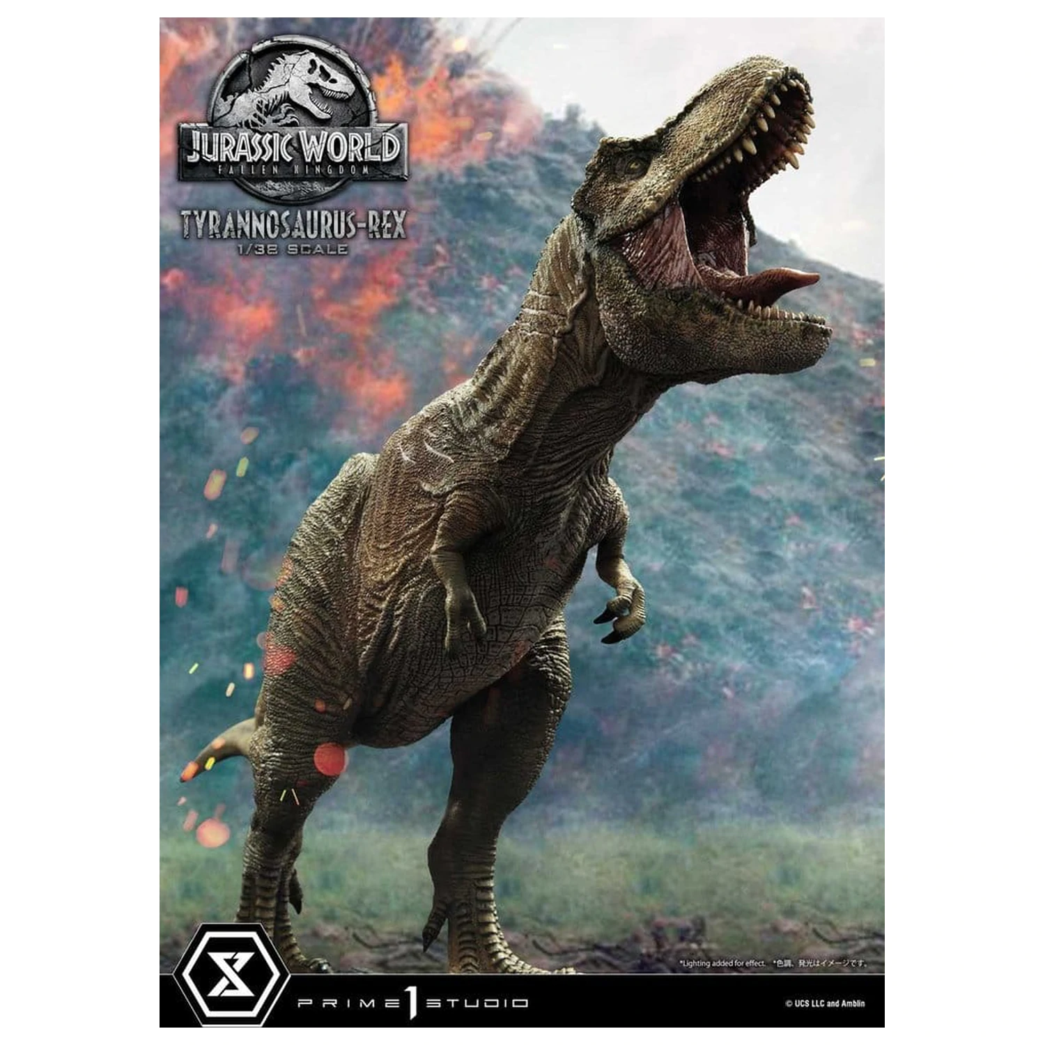 Jurassic World: Fallen Kingdom (Film) Prime Collectible Figures kip 1/38 Tyrannosaurus Rex 23 cm fotografija izdelka