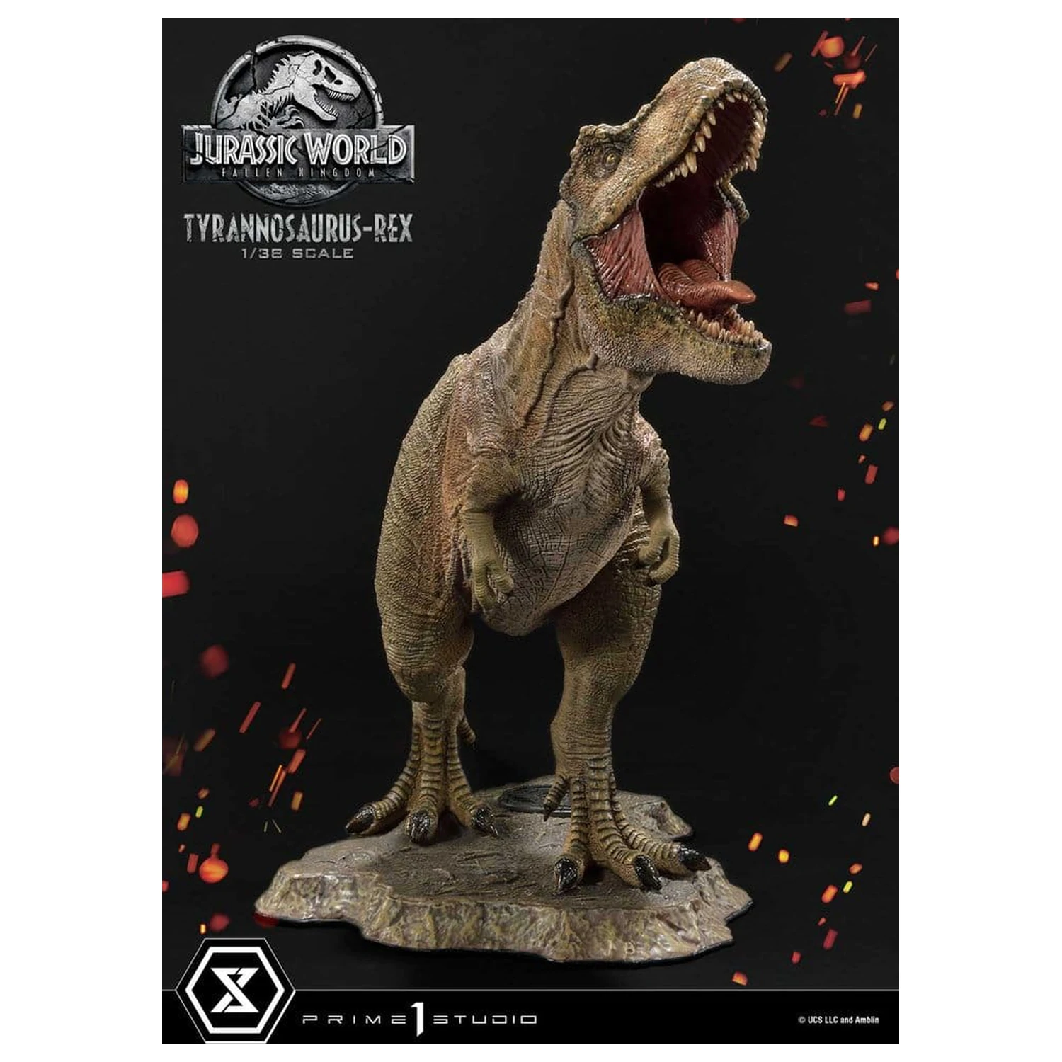 Jurassic World: Fallen Kingdom (Film) Prime Collectible Figures kip 1/38 Tyrannosaurus Rex 23 cm fotografija izdelka
