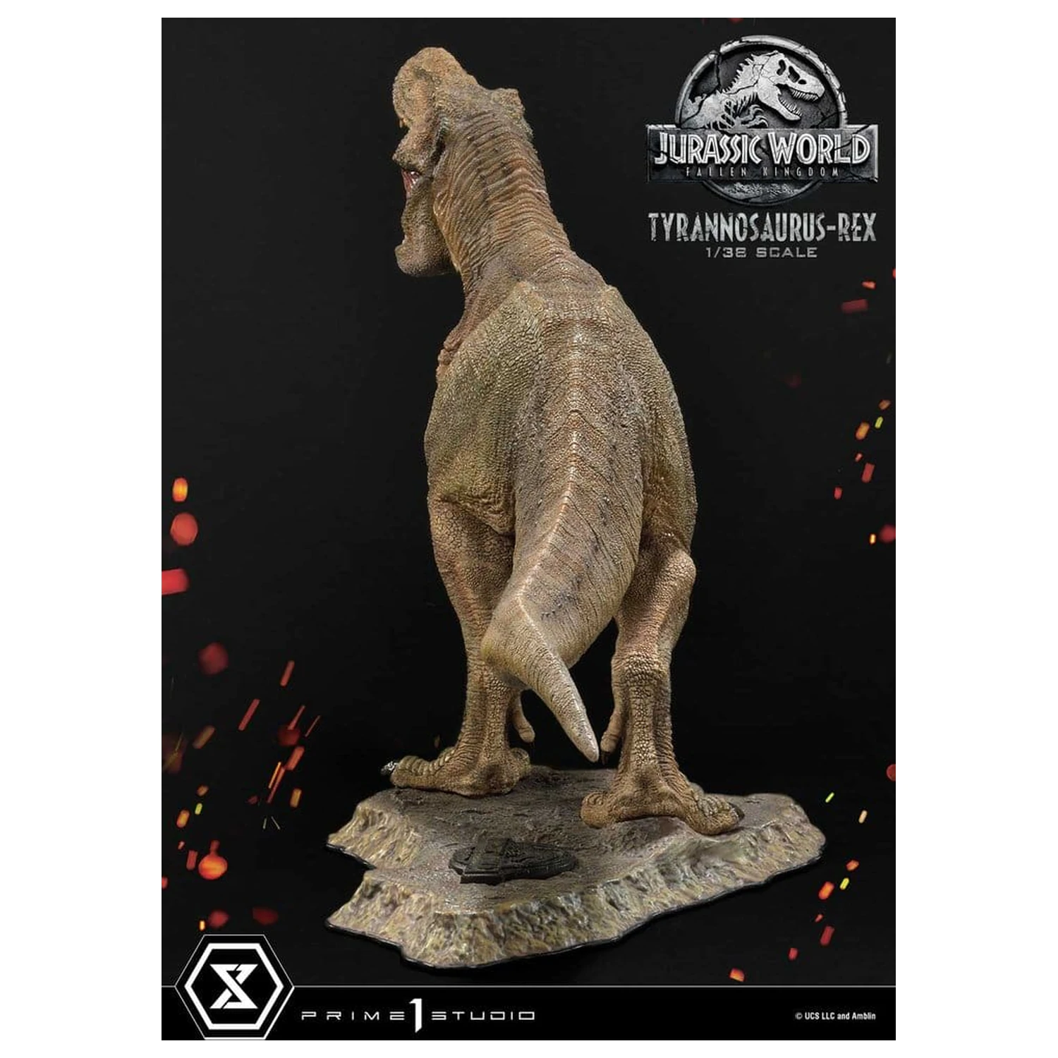 Jurassic World: Fallen Kingdom (Film) Prime Collectible Figures kip 1/38 Tyrannosaurus Rex 23 cm fotografija izdelka