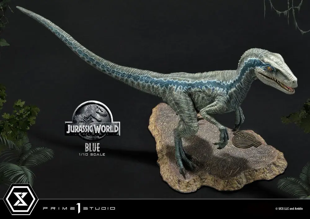 Jurassic World: Fallen Kingdom Prime Collectibles Kip 1/10 Blue (Open Mouth Version) 17 cm fotografija izdelka