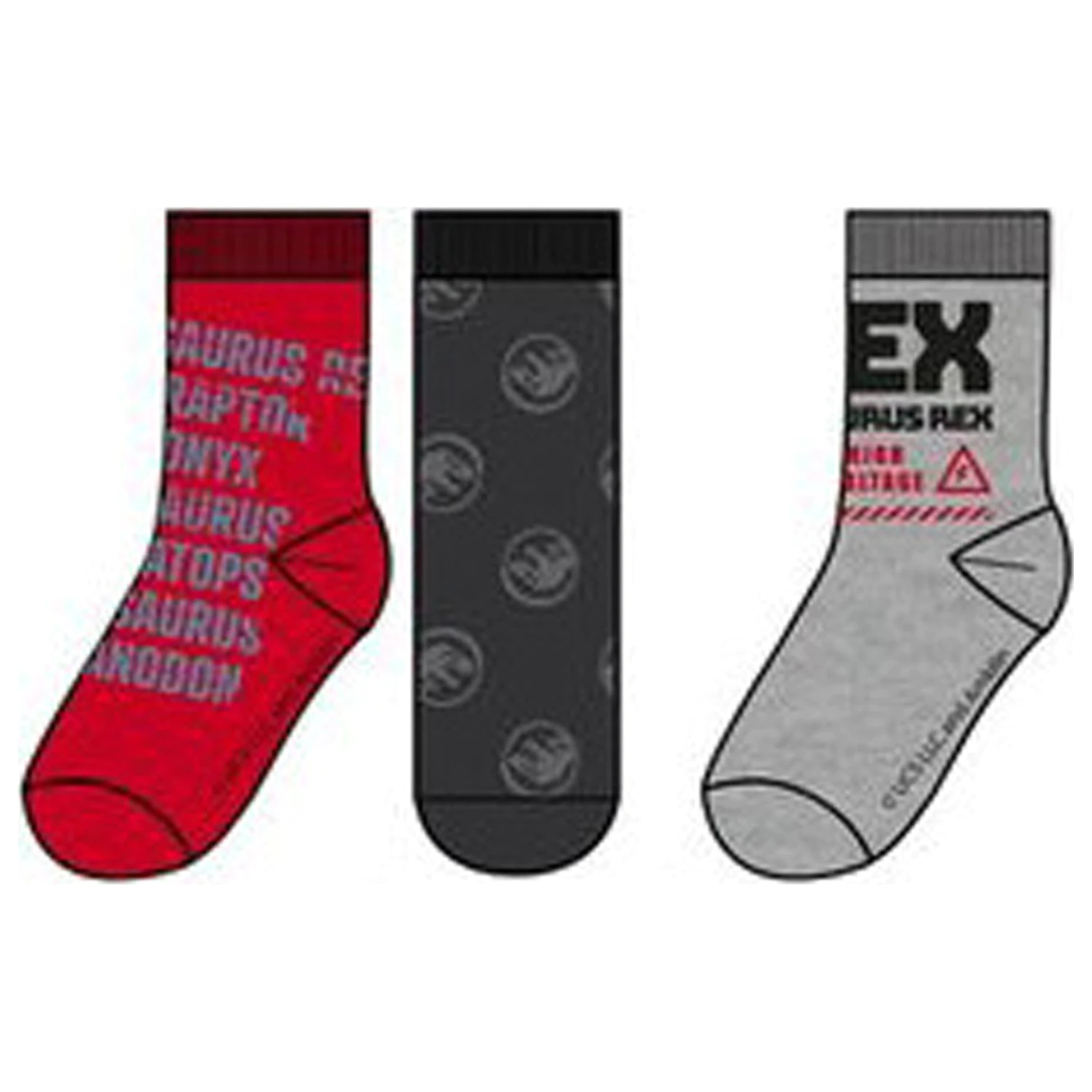 Jurassic World High Voltage Otroške nogavice 31/34 fotografija izdelka