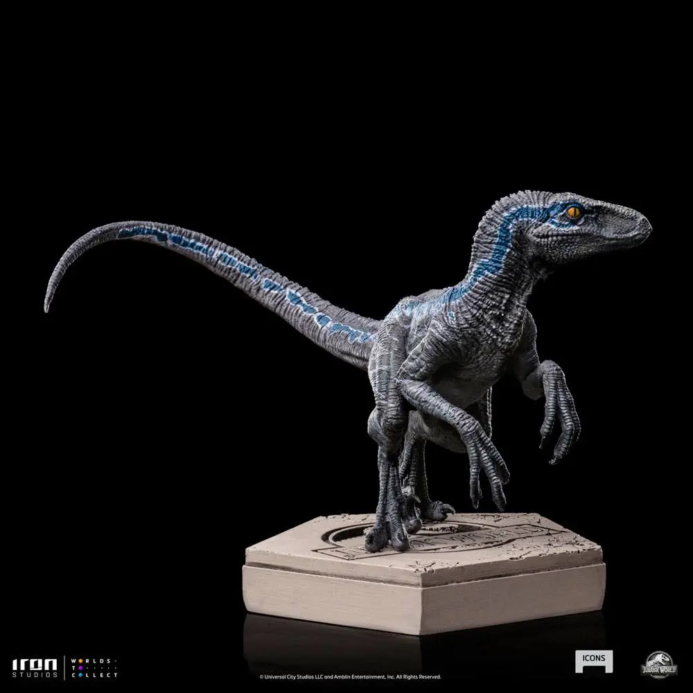 Jurassic World Icons Kip Velociraptor B Blue 7 cm fotografija izdelka