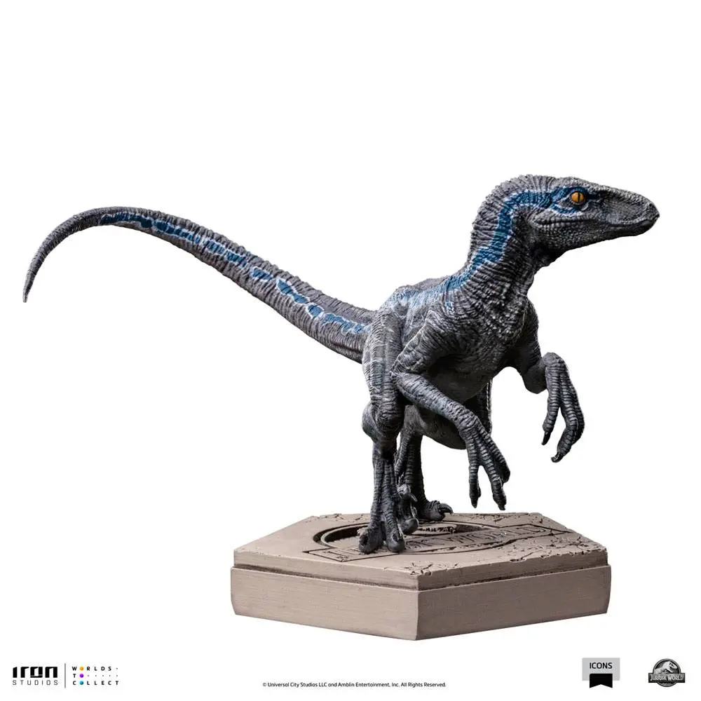 Jurassic World Icons Kip Velociraptor B Blue 7 cm fotografija izdelka