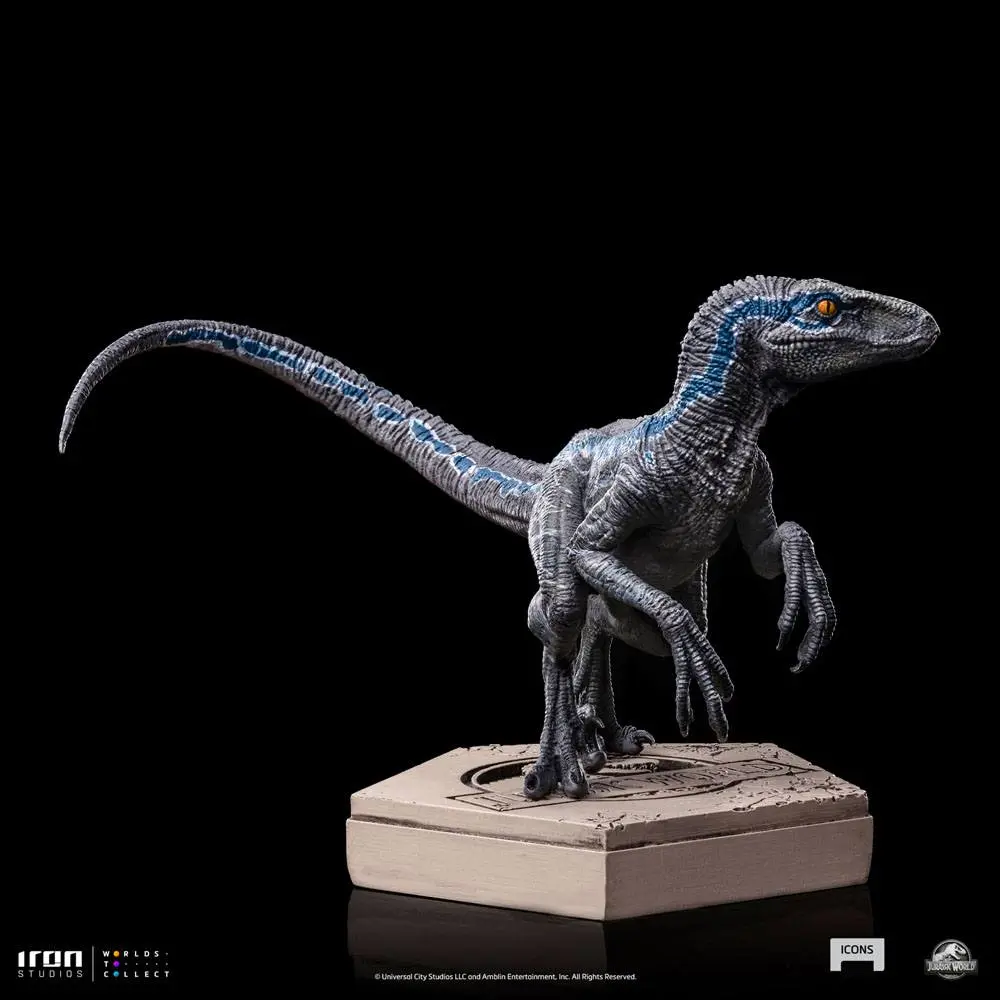 Jurassic World Icons Kip Velociraptor B Blue 7 cm fotografija izdelka