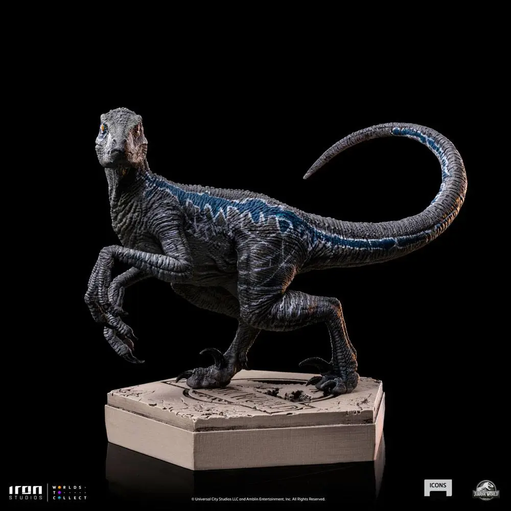 Jurassic World Icons Kip Velociraptor B Blue 7 cm fotografija izdelka