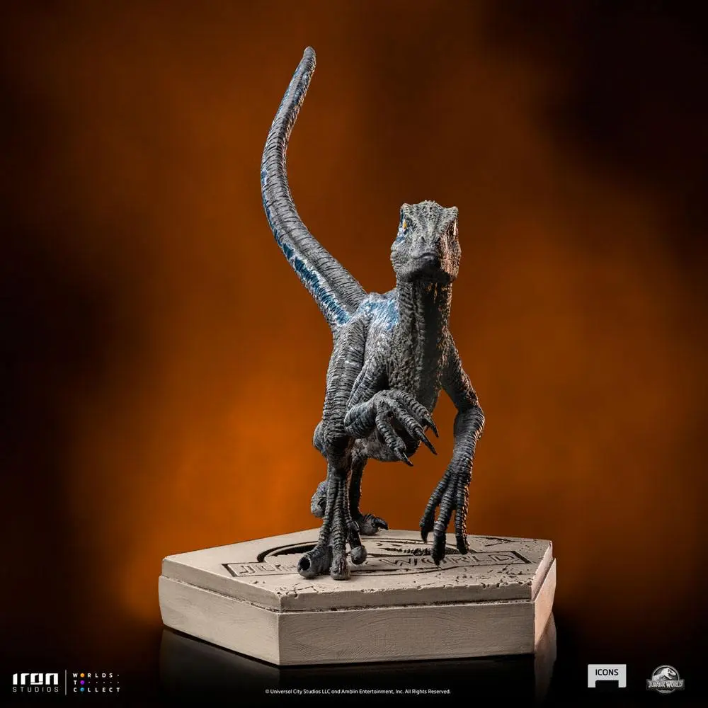 Jurassic World Icons Kip Velociraptor Blue 9 cm fotografija izdelka