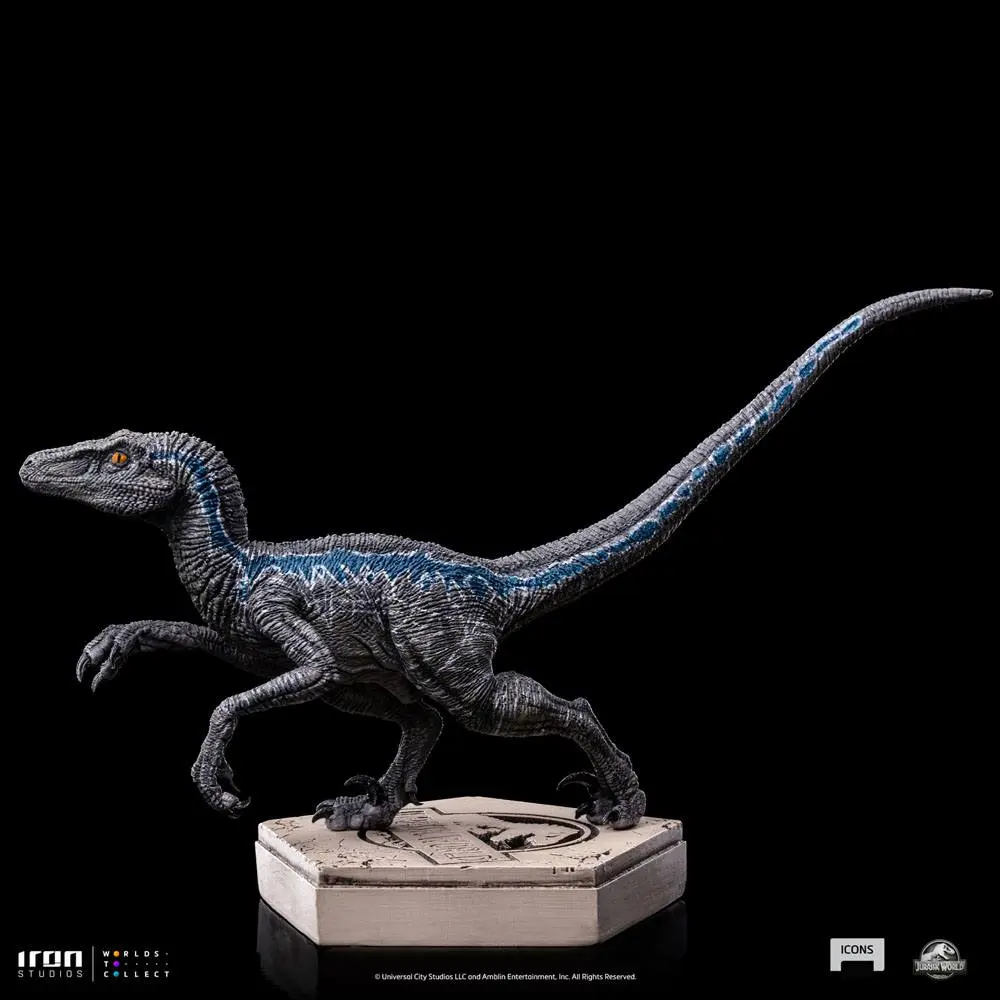 Jurassic World Icons Kip Velociraptor Blue 9 cm fotografija izdelka
