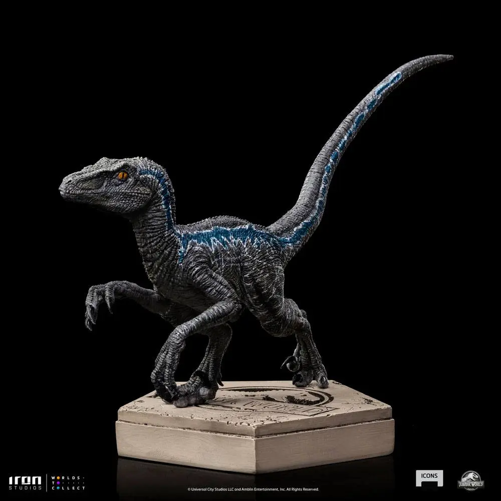 Jurassic World Icons Kip Velociraptor Blue 9 cm fotografija izdelka