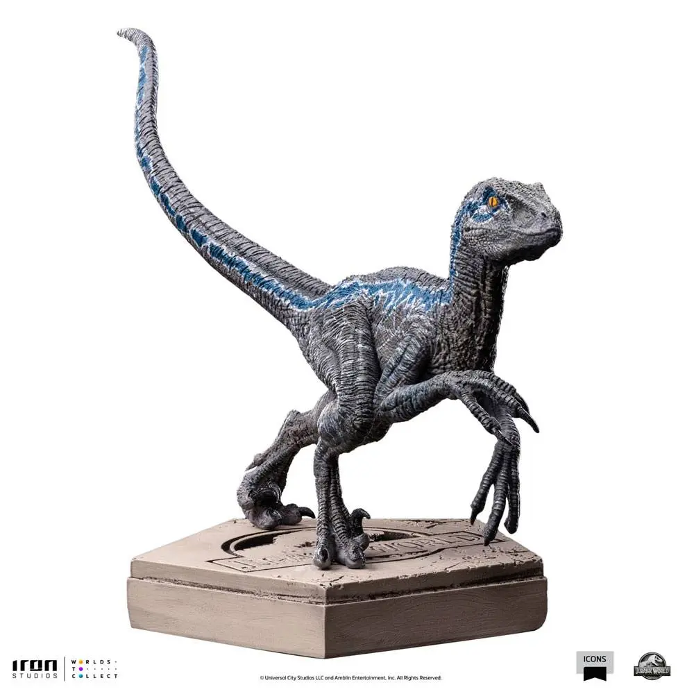 Jurassic World Icons Kip Velociraptor Blue 9 cm fotografija izdelka