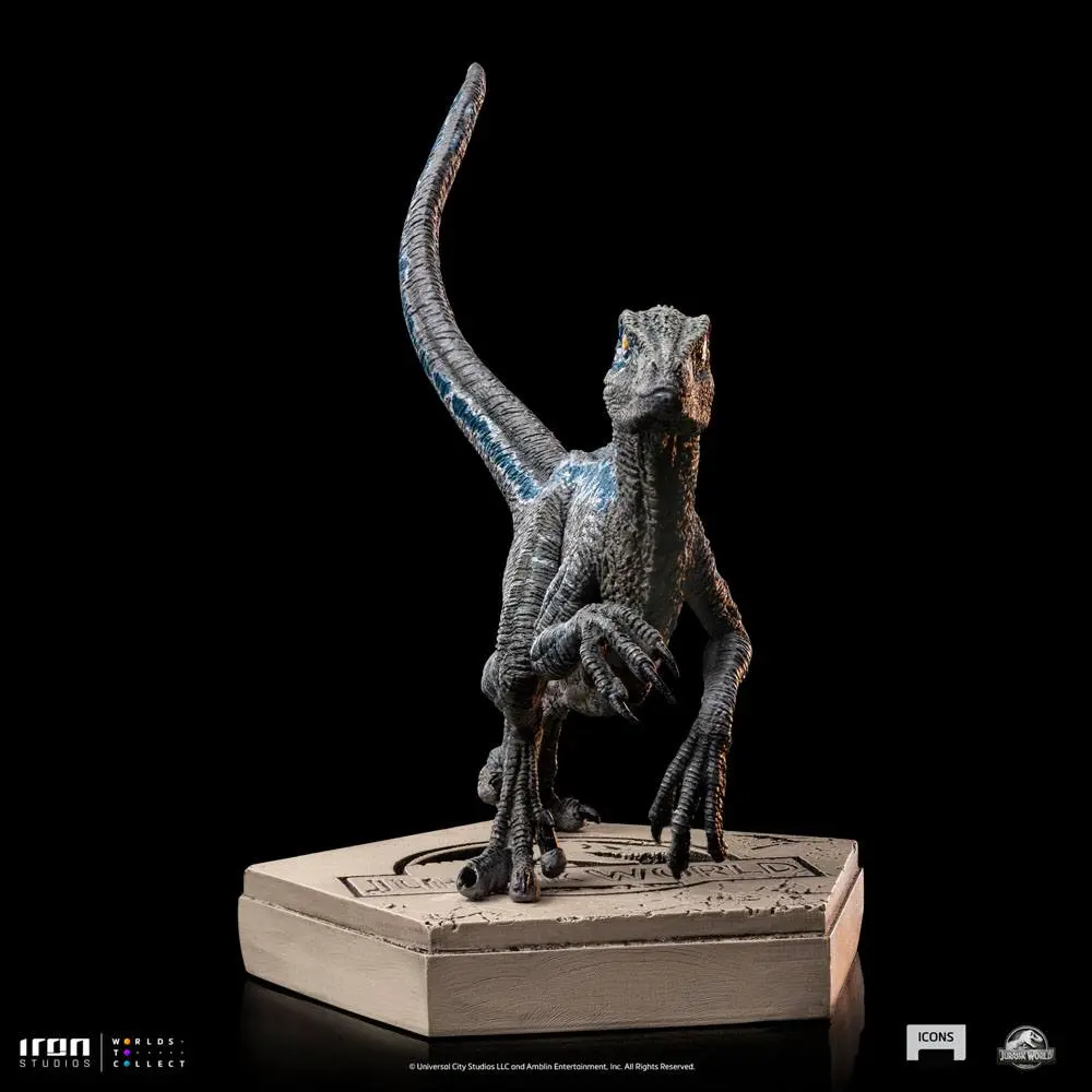 Jurassic World Icons Kip Velociraptor Blue 9 cm fotografija izdelka