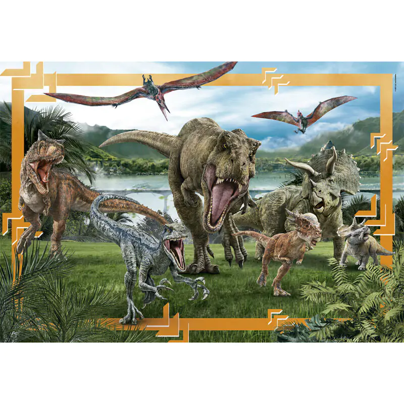 Jurassic World maxi puzzle 104 kosov fotografija izdelka