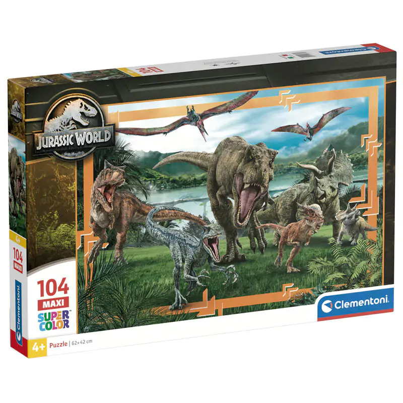 Jurassic World maxi puzzle 104 kosov fotografija izdelka