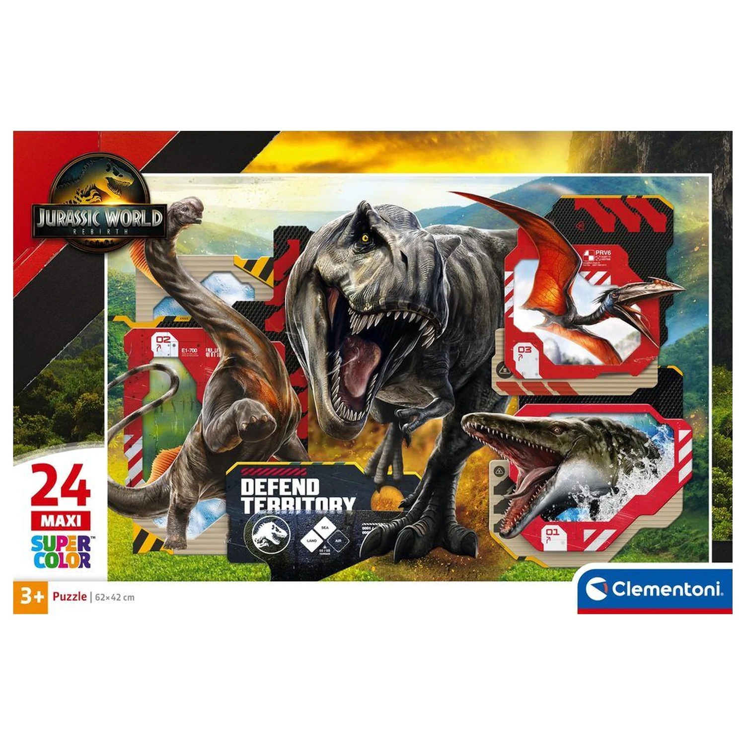 Jurassic World maxi sestavljanka 24 kosov fotografija izdelka