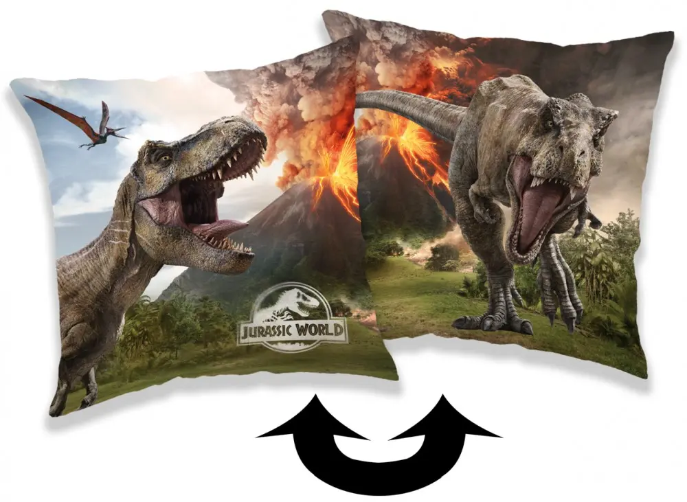 Jurassic World Vzglavnik, Dekorativni vzglavnik 40x40 cm fotografija izdelka