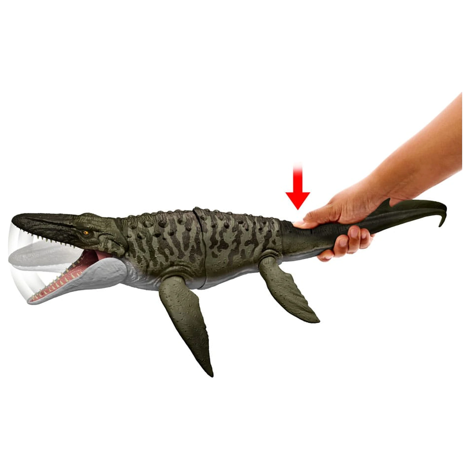 Jurassic World: Rebirth Akcijska figura Bite 'n Blast Mosasaurus 65 cm fotografija izdelka