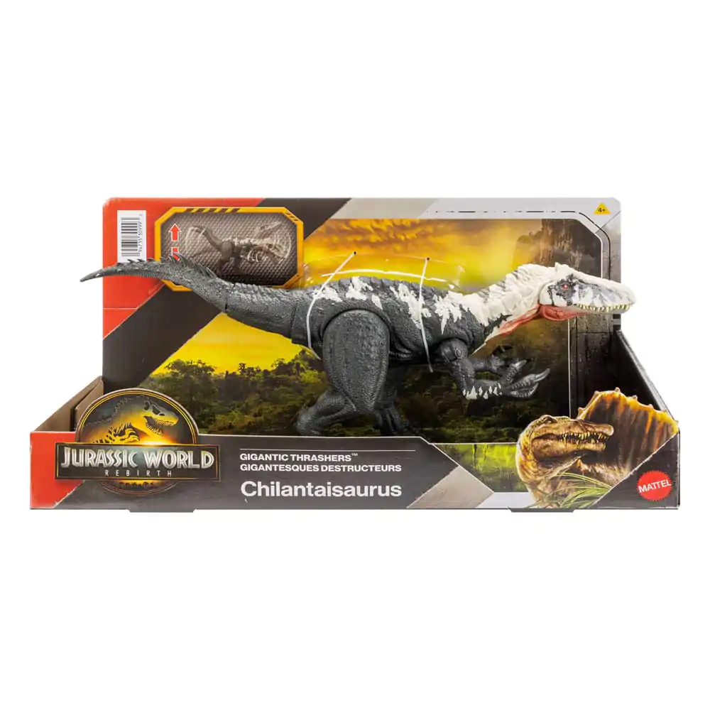 Jurassic World Rebirth Akcijska figura Gigantski udrihači Chilantaisaurus 35 cm fotografija izdelka