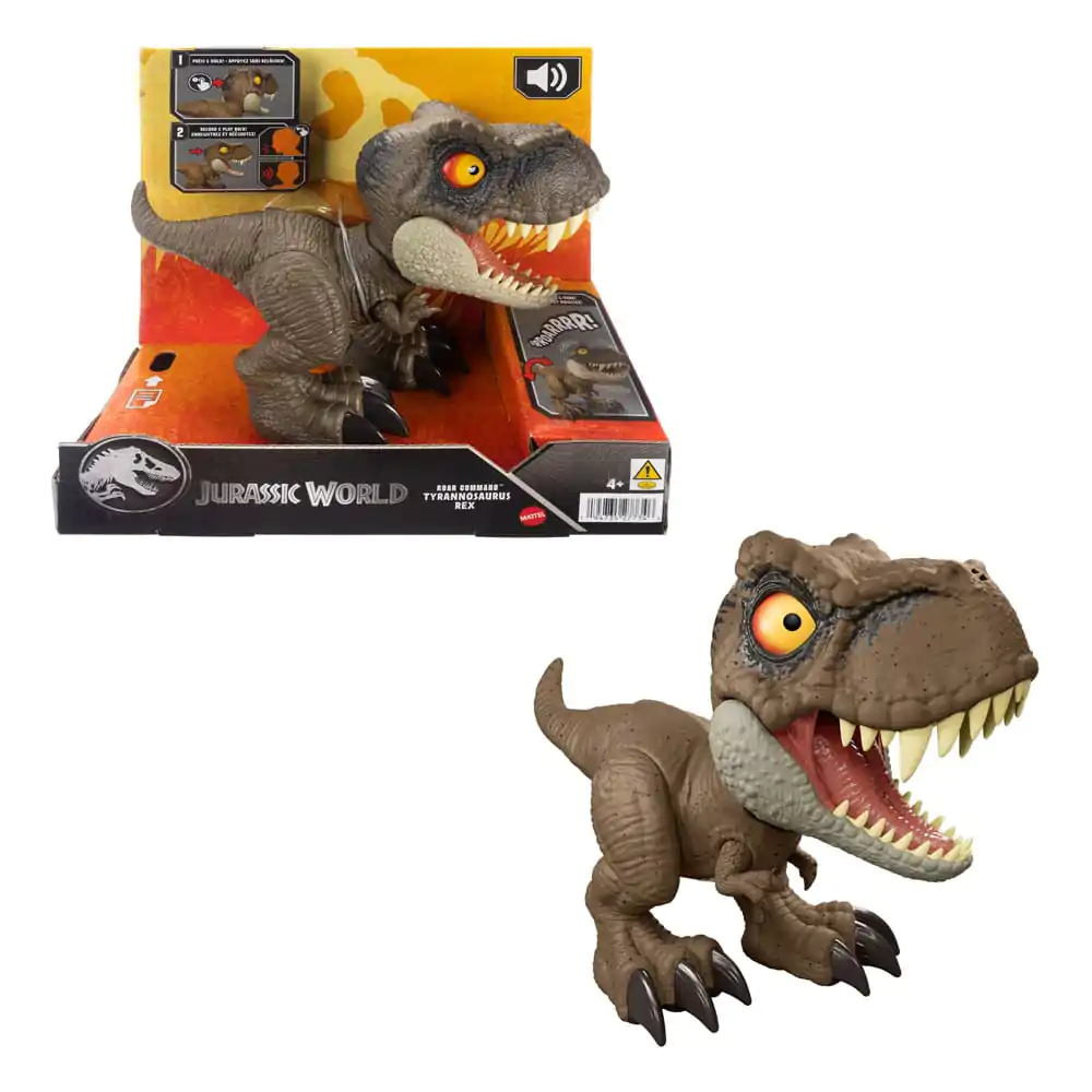 Jurassic World Akcijska figura z zvokom Roar Command Tyrannosaurus Rex 16 cm fotografija izdelka