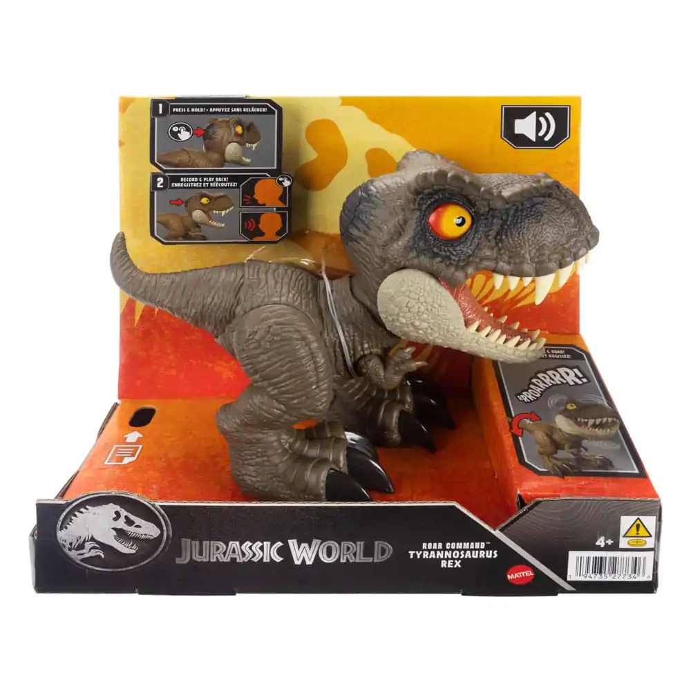 Jurassic World Akcijska figura z zvokom Roar Command Tyrannosaurus Rex 16 cm fotografija izdelka