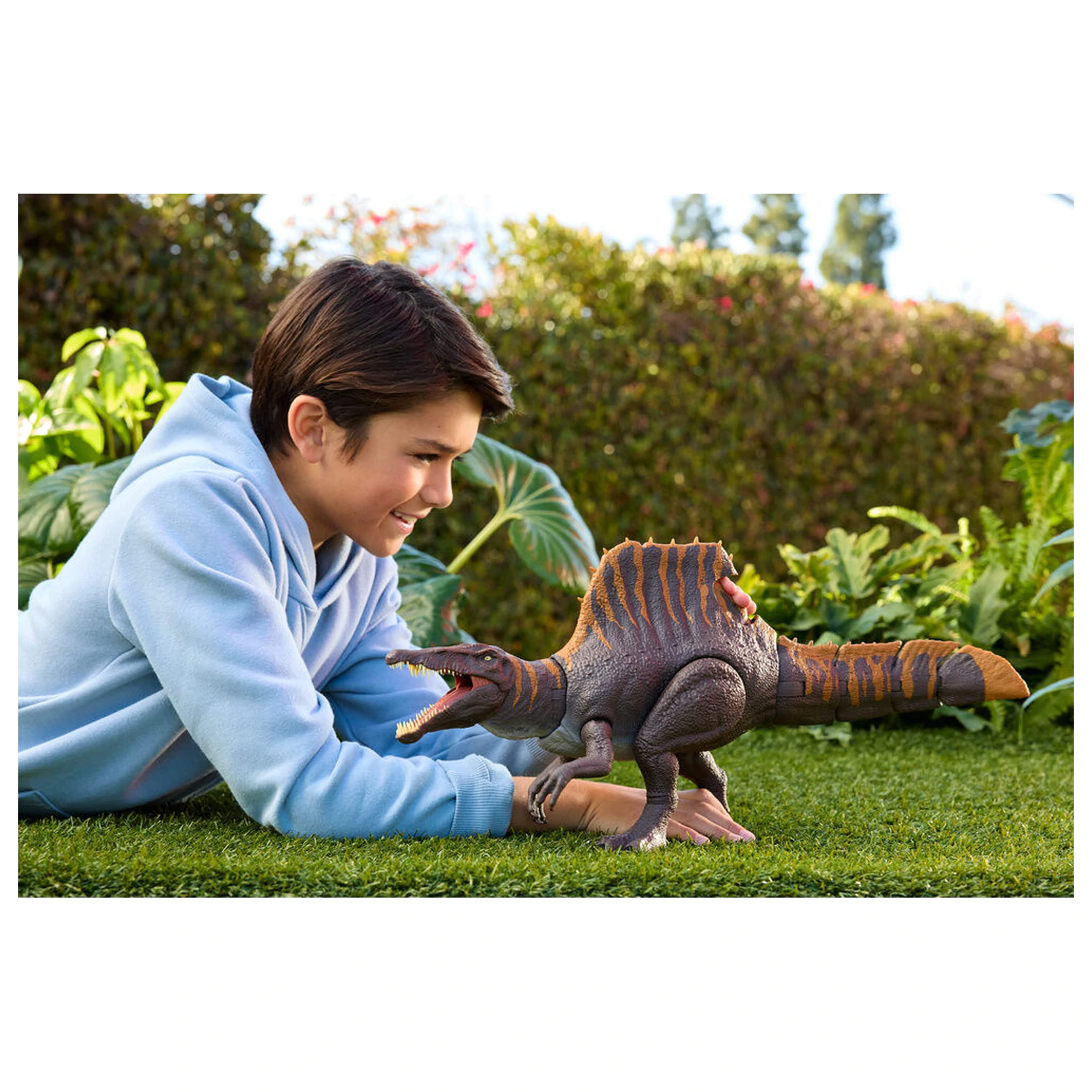 Jurassic World Rebirth Akcijska figura Tail Thrasher Spinosaurus 55 cm fotografija izdelka