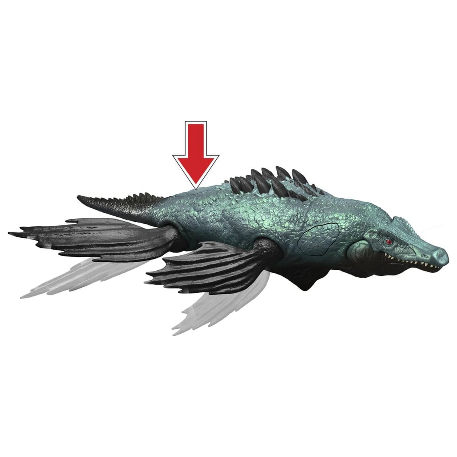 Jurassic World: Survival Akcijska figura Gigantic Thrashers Liopleurodon 30 cm fotografija izdelka