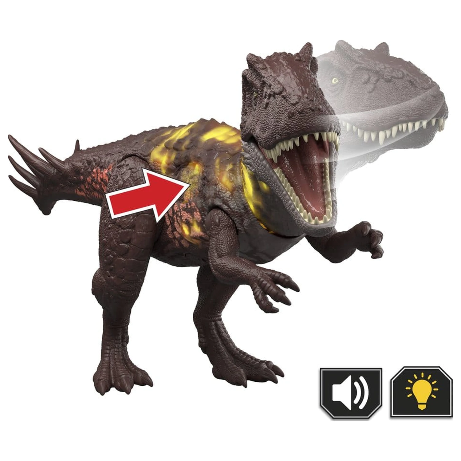 Jurassic World: Survival Akcijska figura Wild Roar Metriacanthosaurus 31 cm fotografija izdelka