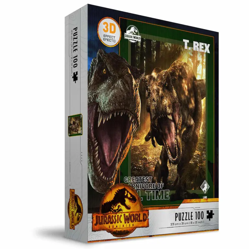 Jurassic World T-Rex 3D sestavljanka 100 kosov fotografija izdelka