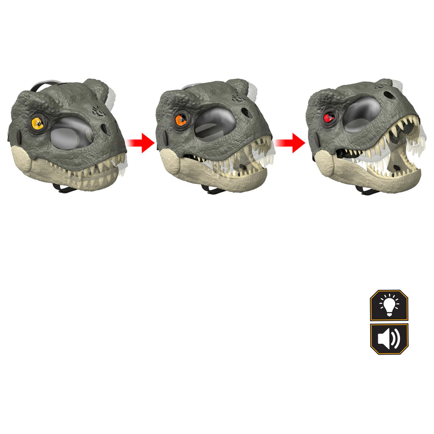 Jurassic World T-Rex Dinosaur Deluxe maska fotografija izdelka