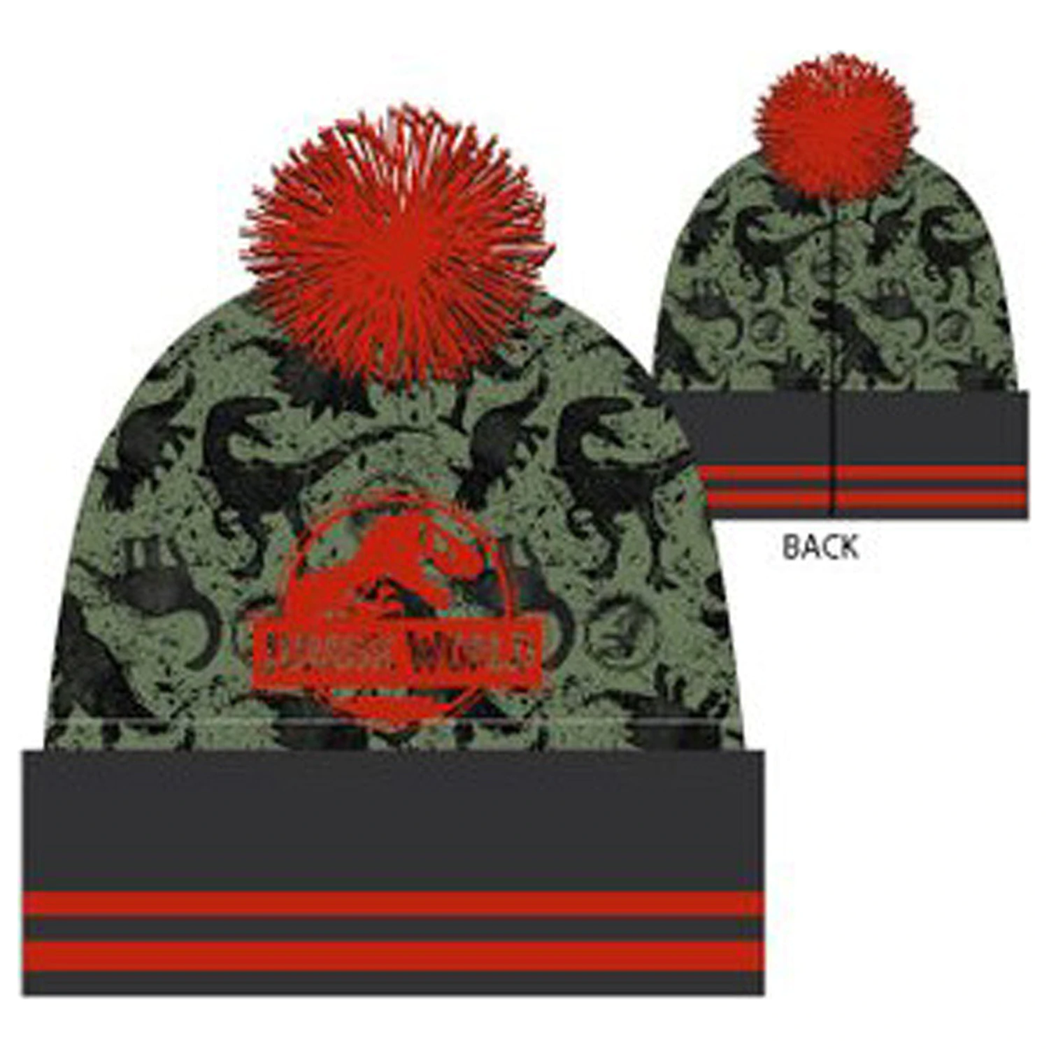 Jurassic World Territory Green otroška kapa 54 cm fotografija izdelka