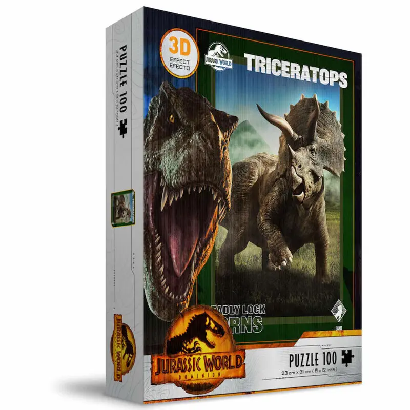 Jurassic World Triceratops 3D sestavljanka 100 kosov fotografija izdelka