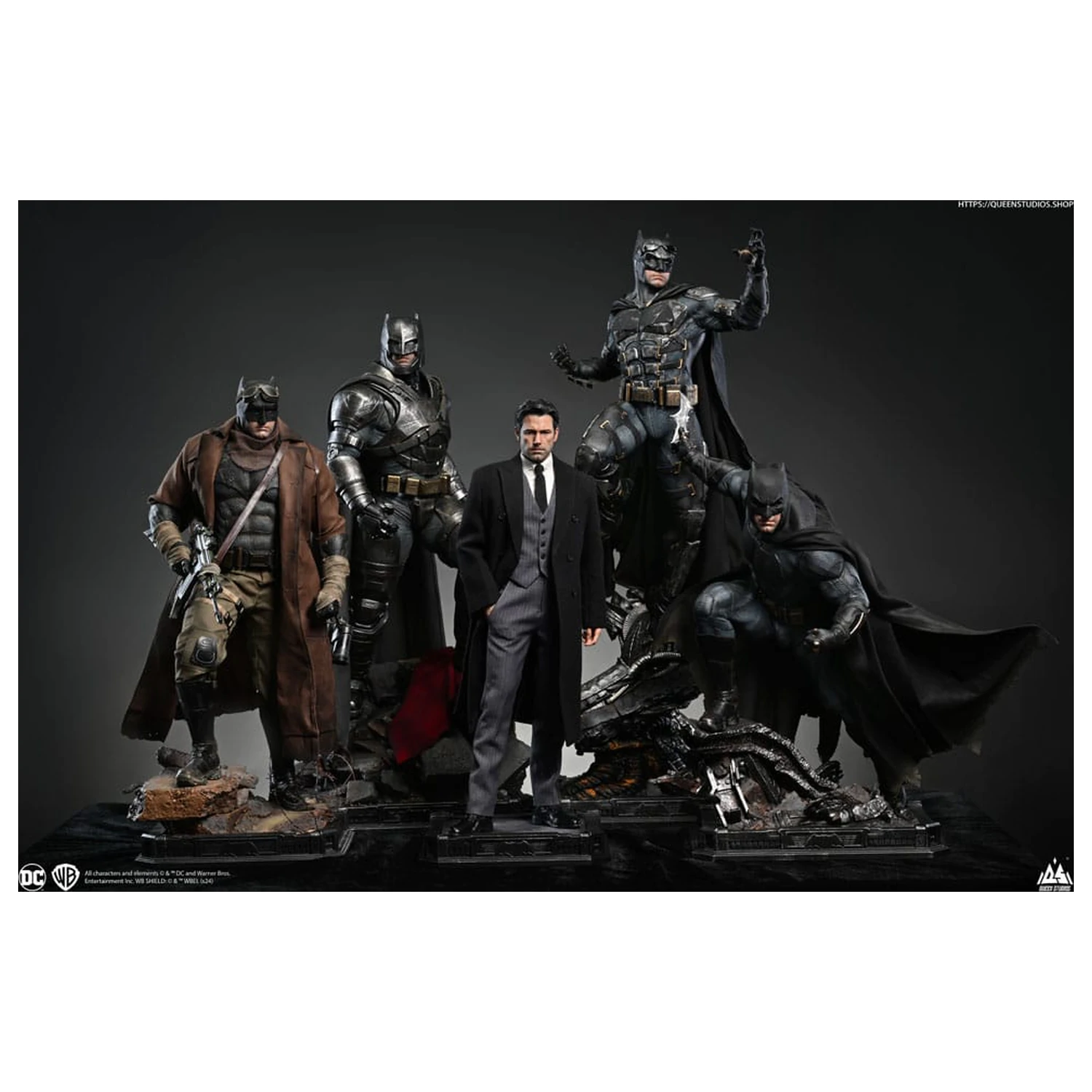 Kip Lige pravičnosti 1/4 Bruce Wayne (Ben Affleck) 51 cm fotografija izdelka