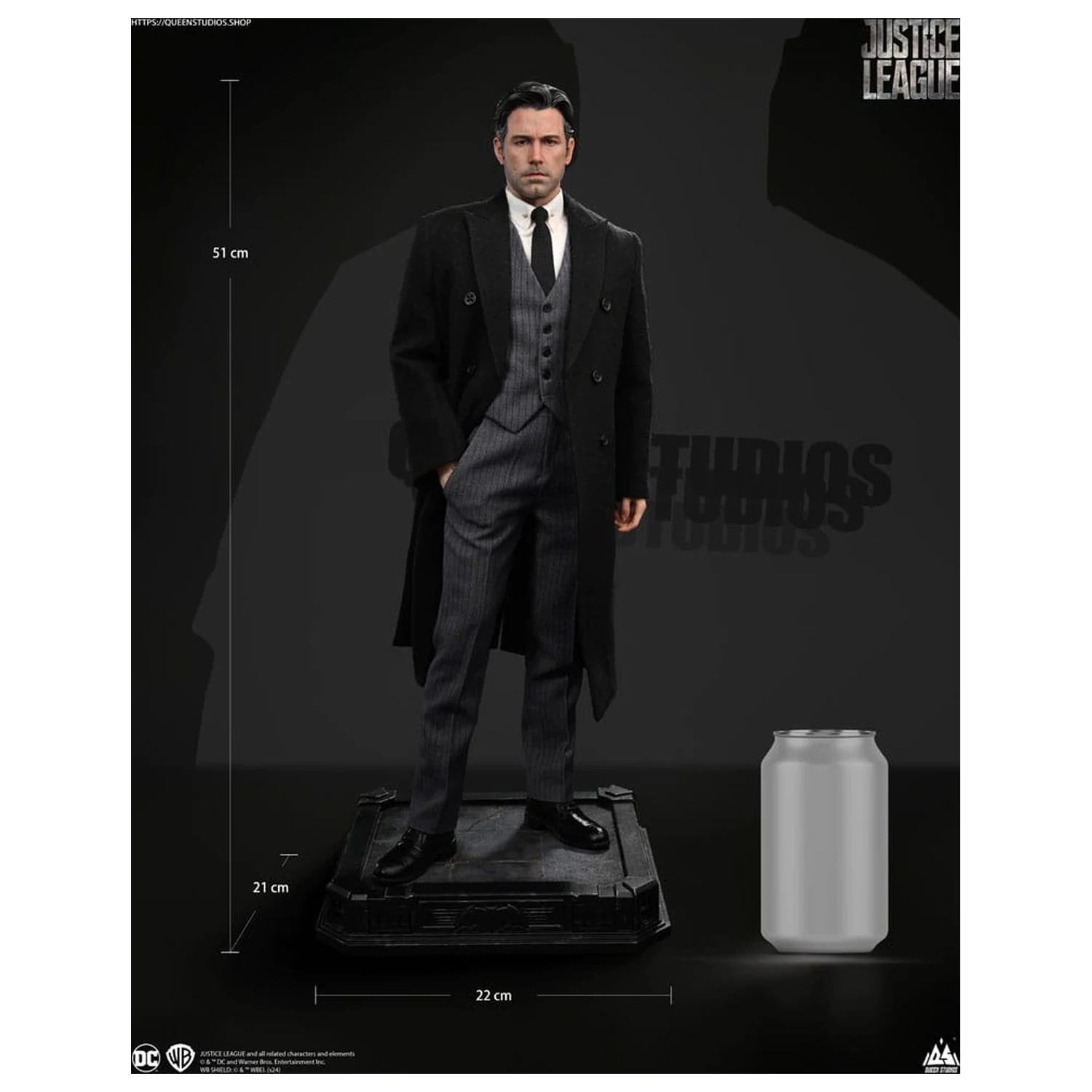 Kip Lige pravičnosti 1/4 Bruce Wayne (Ben Affleck) 51 cm fotografija izdelka