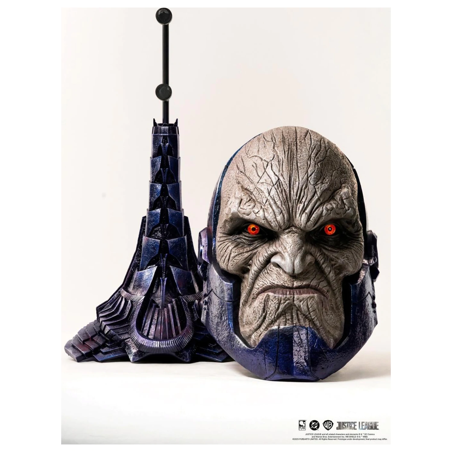 Justice League Darkseid Maska v velikostnem razmerju 1/1 52 cm fotografija izdelka