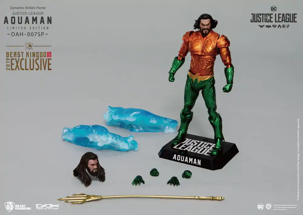 Justice League Dynamic 8ction Heroes akcijska figura 1/9 Aquaman Comic Color Ver. 20 cm fotografija izdelka