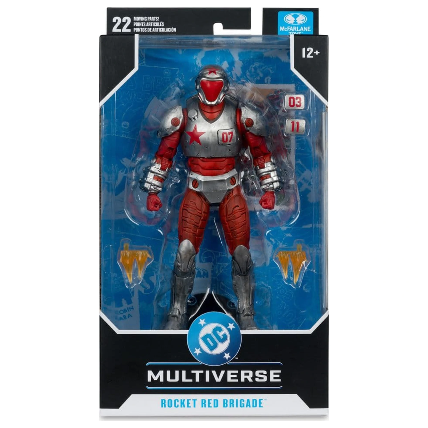 Justice League: Generation Lost DC Multiverse Akcijska figura Rocket Red Brigade 18 cm fotografija izdelka