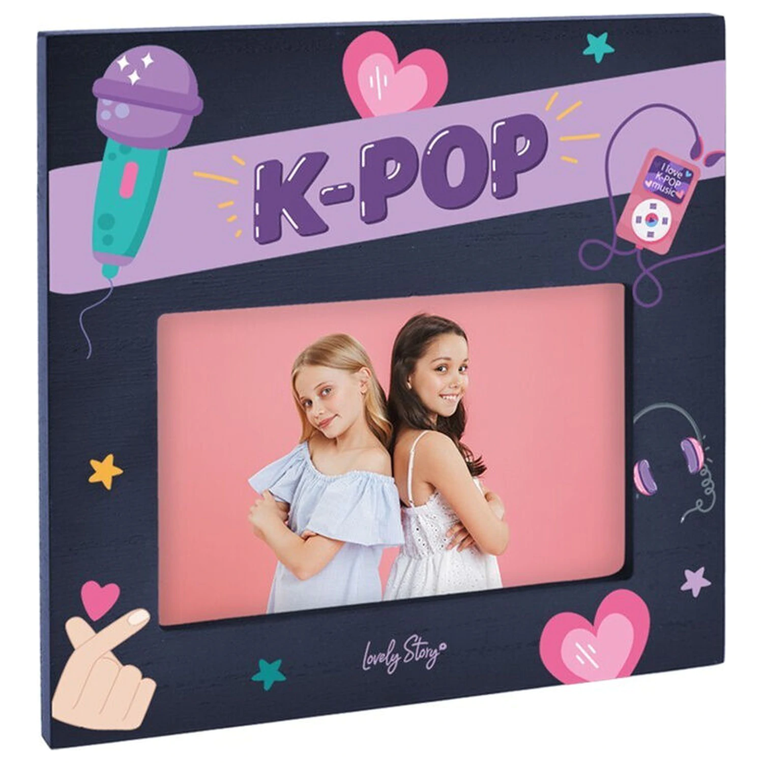 K-Pop Temno modri okvirji za fotografije fotografija izdelka