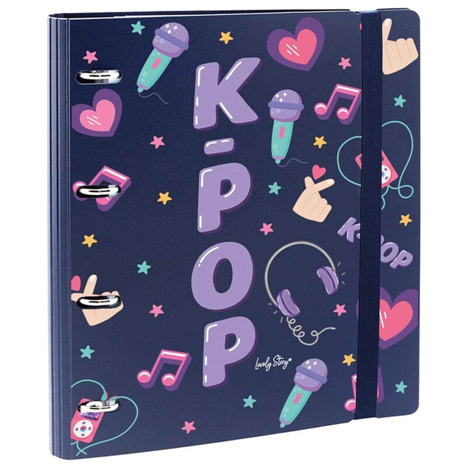 K-Pop temno modra pametna mapa fotografija izdelka