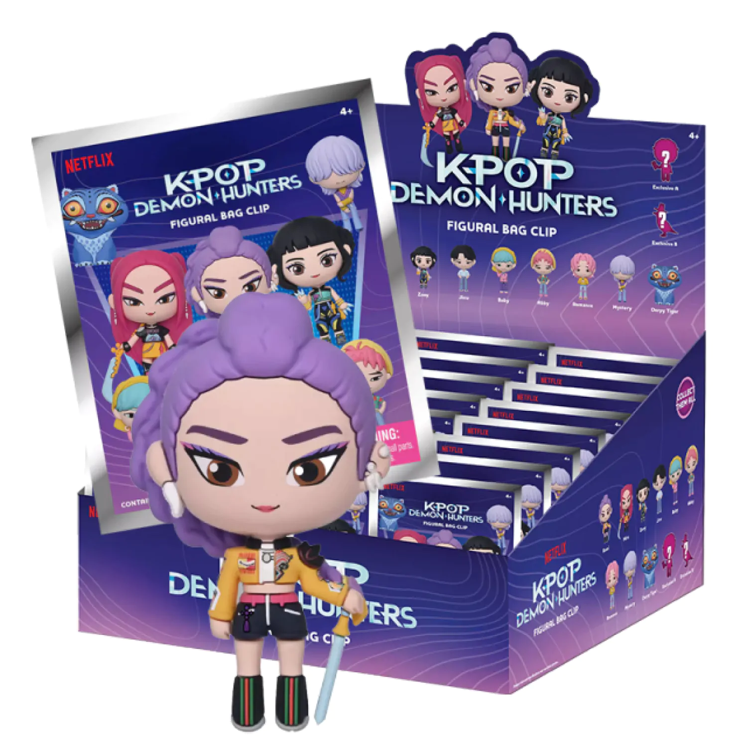 K-Pop Demon Hunter 3D PVC Sponka za Torbo Vrečka Presenečenja fotografija izdelka