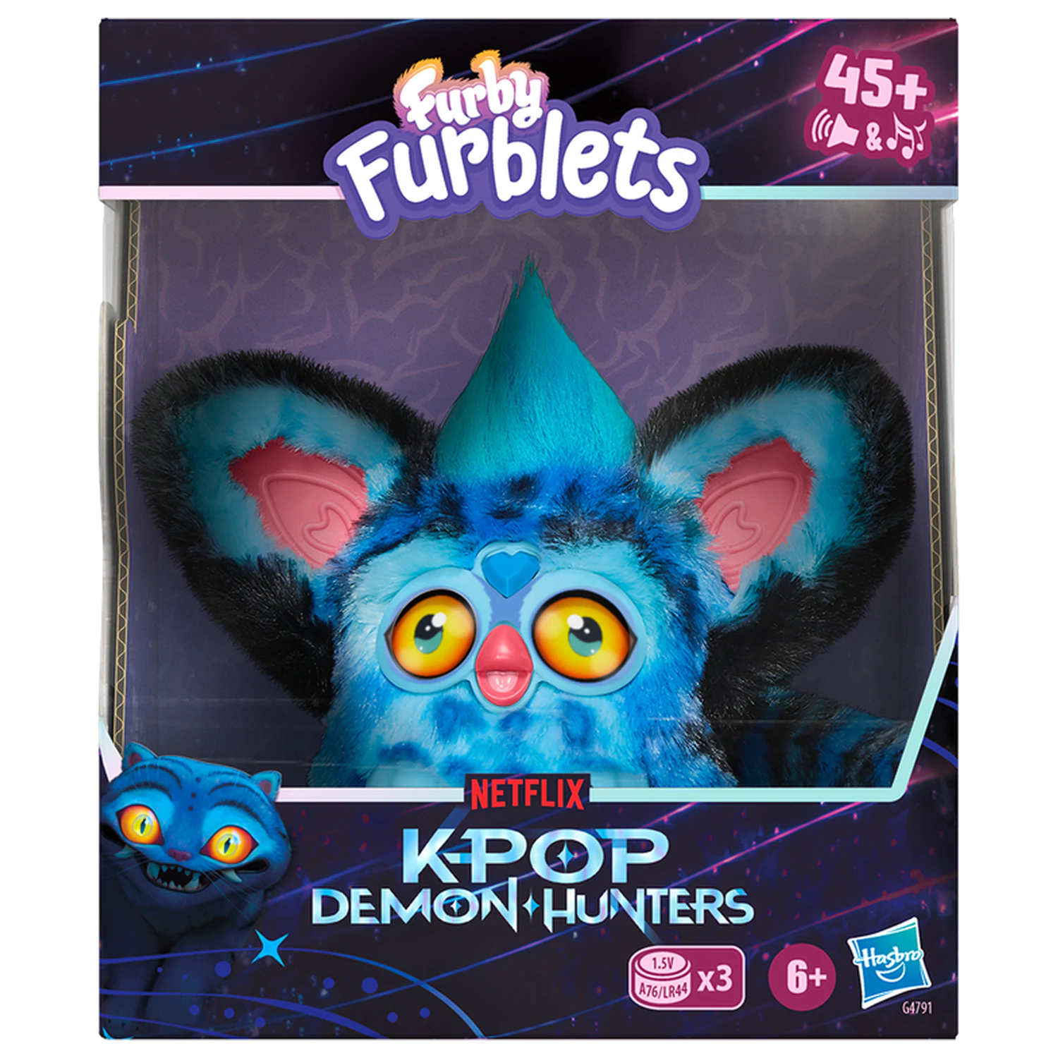 K-POP Demon Hunters Derpy figura Furblets fotografija izdelka