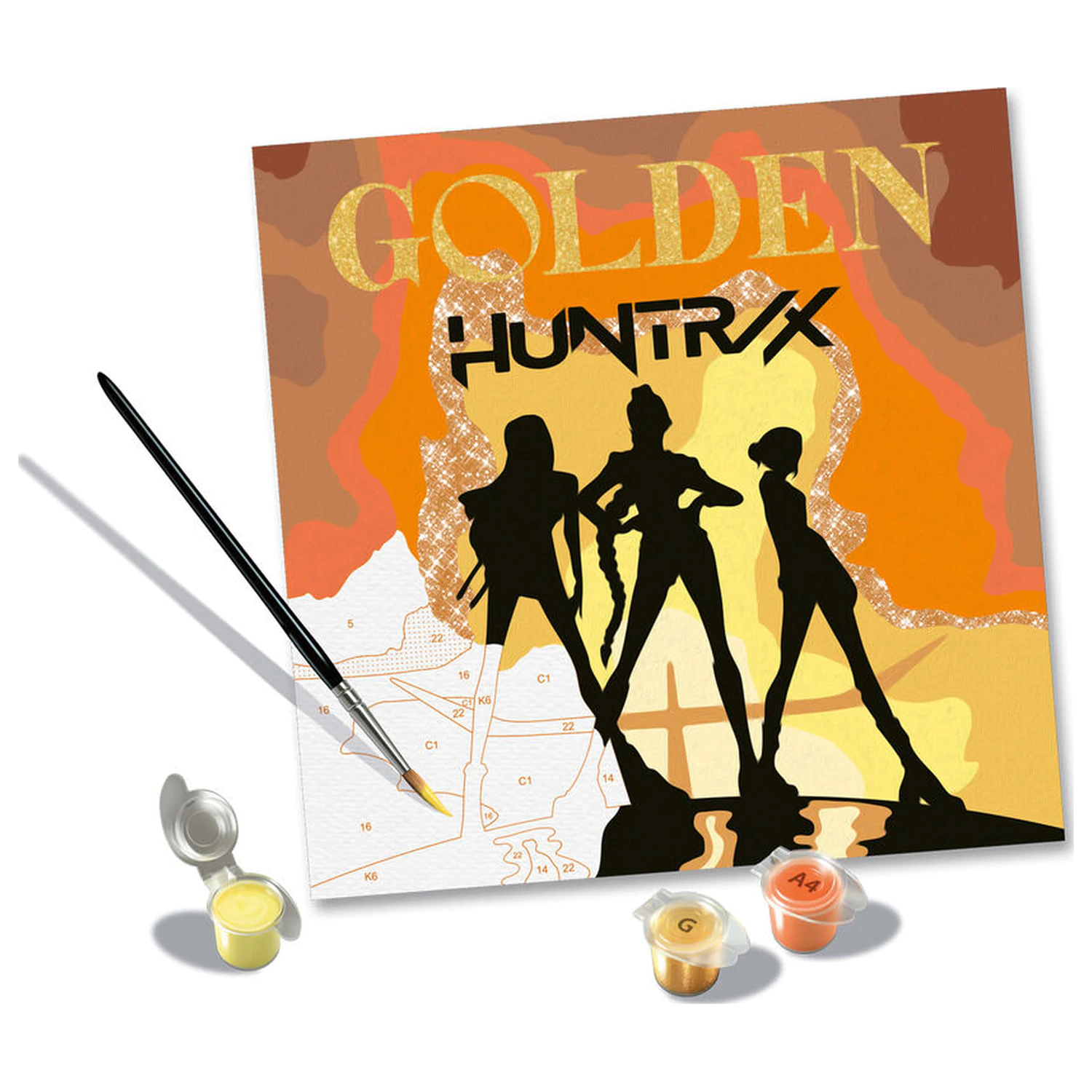 K-Pop Demon Hunters Golden CreArt komplet za slikanje fotografija izdelka