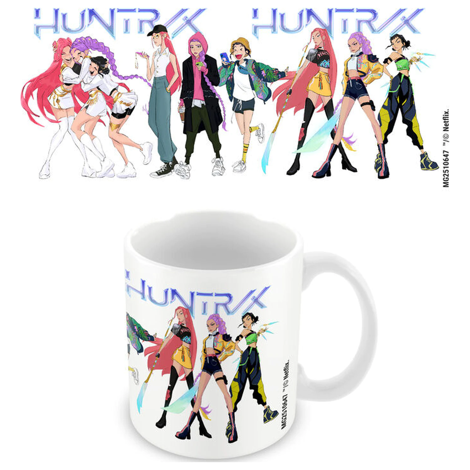 K-Pop Demon Hunters Huntrix skodelica 325ml fotografija izdelka