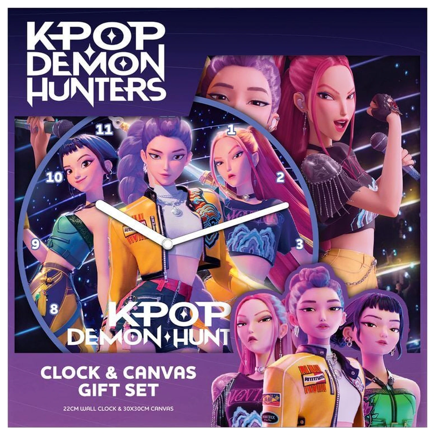 K-pop Demon Hunters ura in platneni darilni set fotografija izdelka